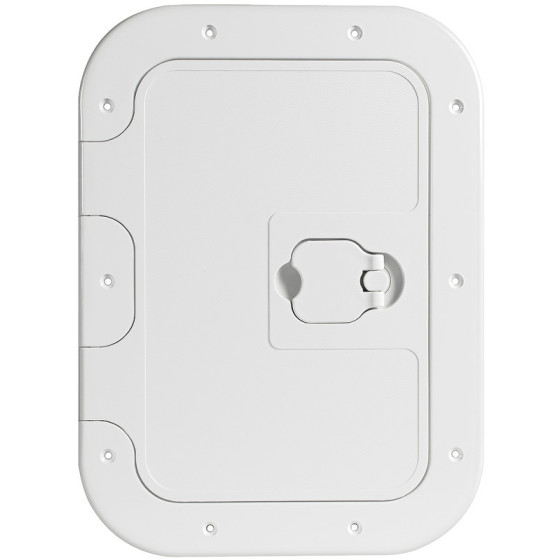 Trappe d’inspection à surface antidérapante extrêmement robuste UNI EN ISO 12216:2004 Variante ou Accessoires Réduit:blanc antid
