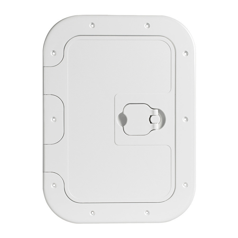 Trappe d’inspection à surface antidérapante extrêmement robuste UNI EN ISO 12216:2004 Variante ou Accessoires Réduit:blanc antid