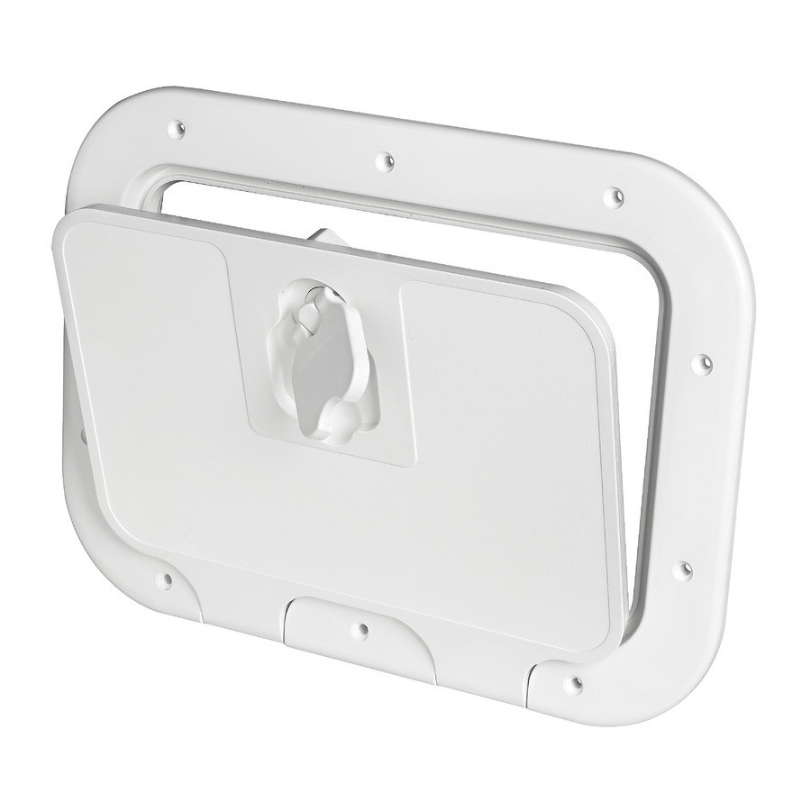 Trappe d’inspection à surface antidérapante extrêmement robuste UNI EN ISO 12216:2004 Variante ou Accessoires Réduit:blanc antid