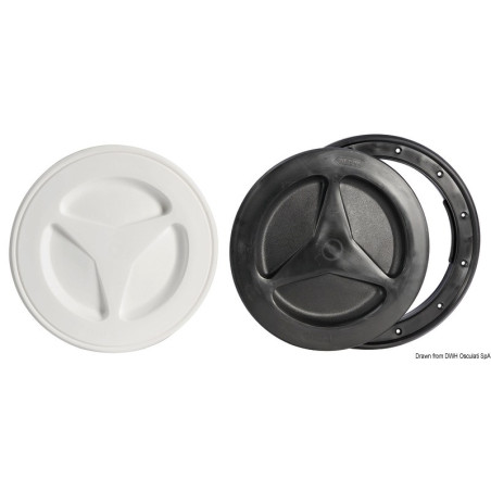Bouchon d’inspection en polypropylène avec fermeture par rotation et à baïonnette