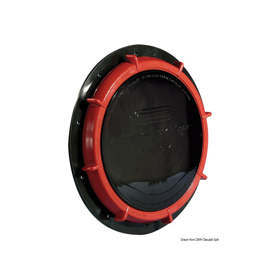Trappe WHALE tanche avec couvercle à vis Variante ou Accessoires Réduit:noire WHALE Henderson 236 mm *20.400.00*