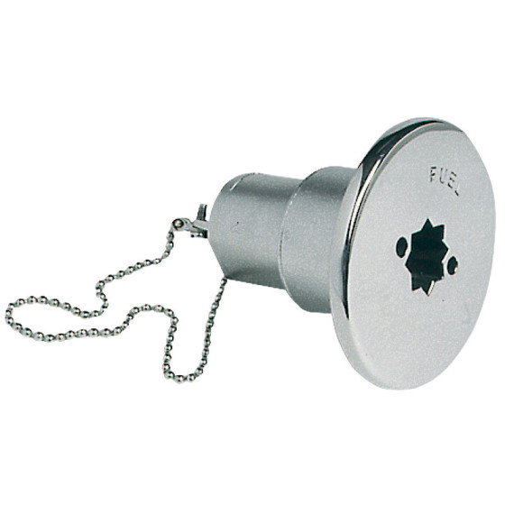Bouchons carburant en inox AISI 316 moulé poli miroir à faible saillie 