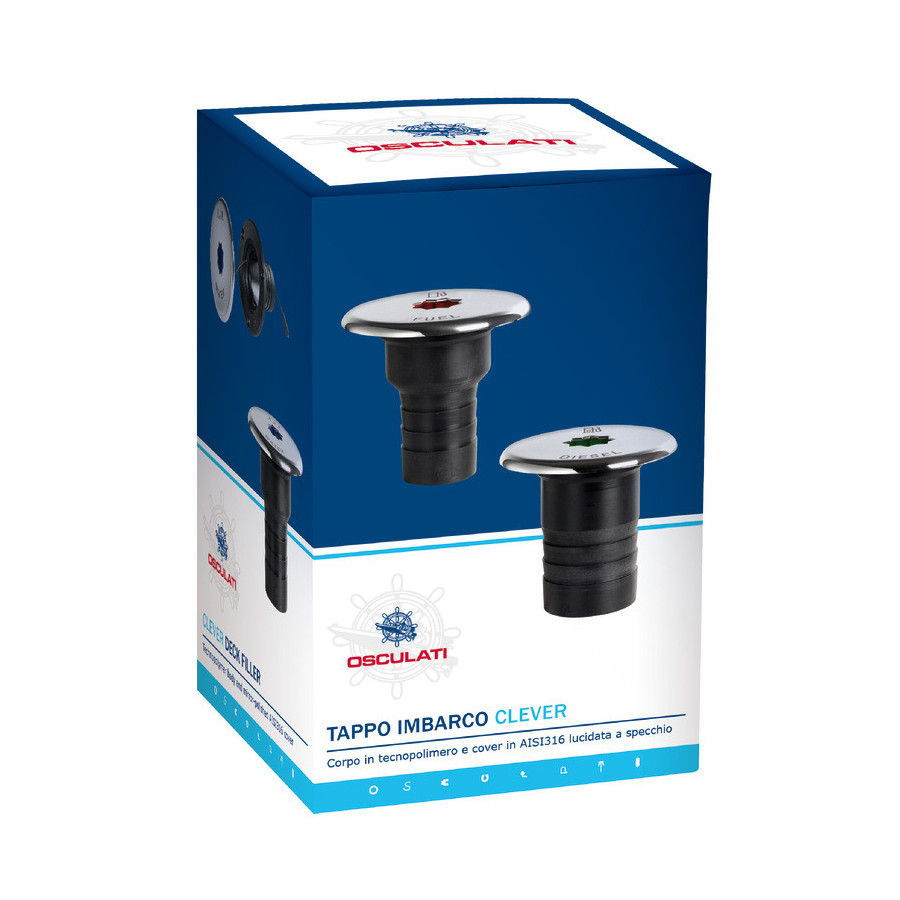 Bouchons de nable Clever en composite + inox 