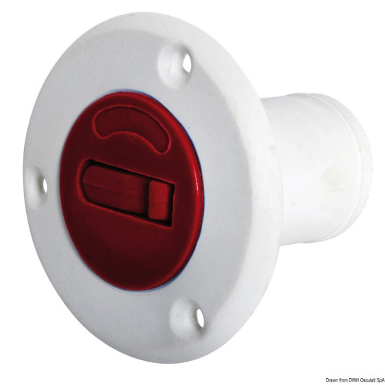Bouchons de réservoir carburant conformes aux normes CE en nylon/fiberglass blancs Variante ou Accessoires Réduit:nylon/fibre ve