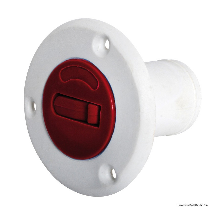 Bouchons de réservoir carburant conformes aux normes CE en nylon/fiberglass blancs Variante ou Accessoires Réduit:nylon/fibre ve