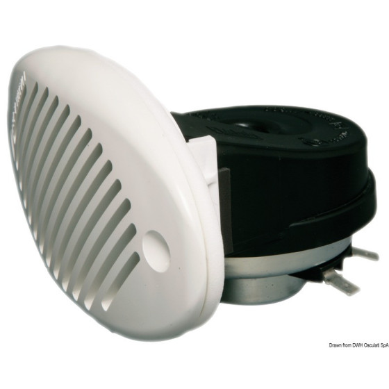 Avertisseur à encastrer FIAMM Variante ou Accessoires Réduit:encastrer Fiamm blanc 140 x 80 mm *21.100.01*