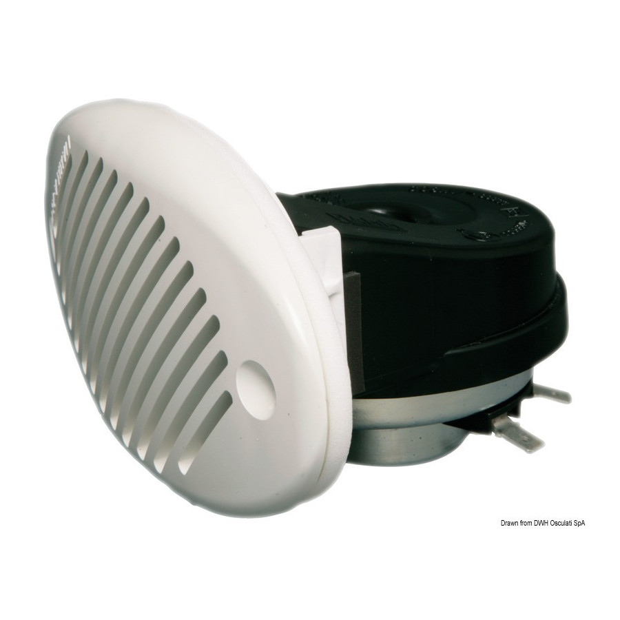 Avertisseur à encastrer FIAMM Variante ou Accessoires Réduit:encastrer Fiamm blanc 140 x 80 mm *21.100.01*