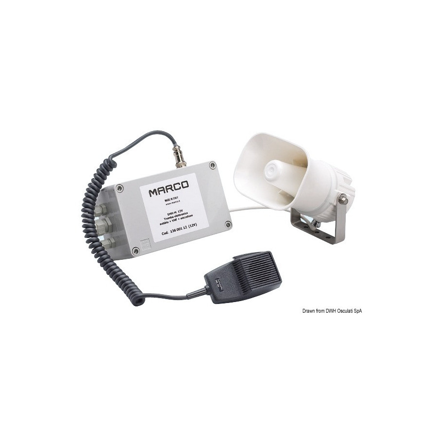 Avertisseur/sifflet électronique multifonctions MARCO 