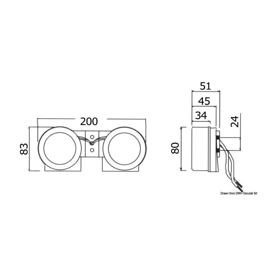 Avertisseur à membrane compacte 