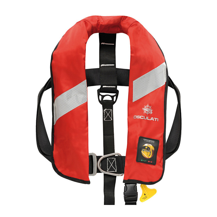 Gilet autogonflable "Security" avec gonflage automatique hydrostatique HAMMAR - 165 N (EN ISO 12402-3) 