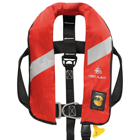 Gilet autogonflable "Security" avec gonflage automatique hydrostatique HAMMAR - 165 N (EN ISO 12402-3)