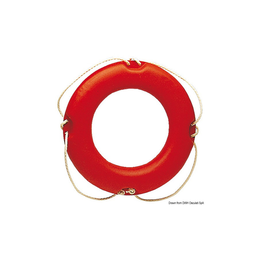 Bouée couronne de sauvetage orange (conformément au vieux D.M. 20/4/78) 