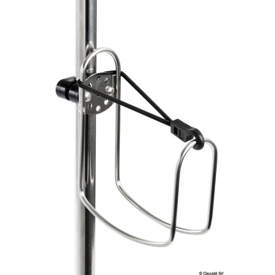 Etrier porte-bouées en inox Variante ou Accessoires Réduit:porte-bouée couronne *22.425.00*