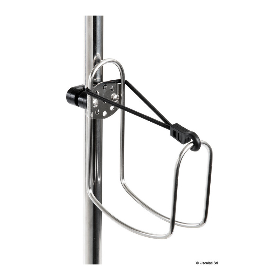 Etrier porte-bouées en inox Variante ou Accessoires Réduit:porte-bouée couronne *22.425.00*