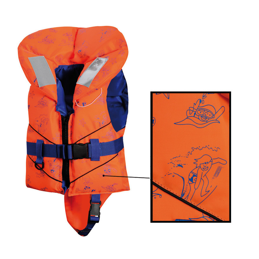 Gilet de sauvetage SV-100 - 100N (EN ISO 12402-4) - Modèle Top Quality 