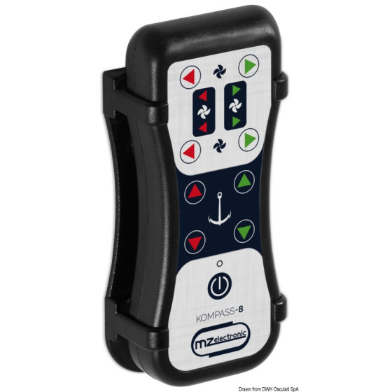Radiocommande MZ ELECTRONIC Kompass-8 (émetteur + récepteur) 
