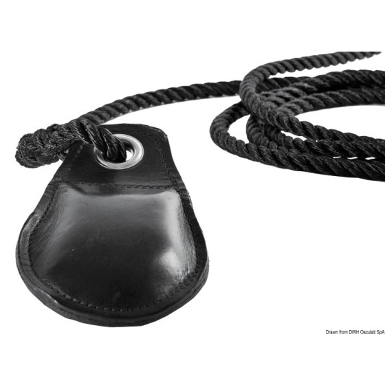 Lance-amarre en cuir 