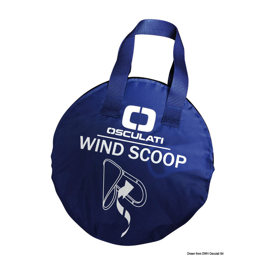 Manche à vent autoportante pour panneaux de pont latéraux Wind scoop 