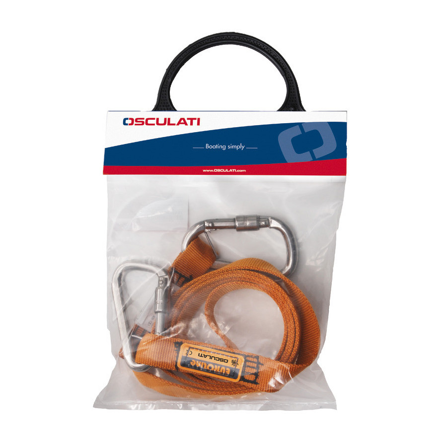Ligne de vie EURO Lightline Variante ou Accessoires Réduit:vie Euro Lightline 2 m + 2 mousquetons *23.156.00*