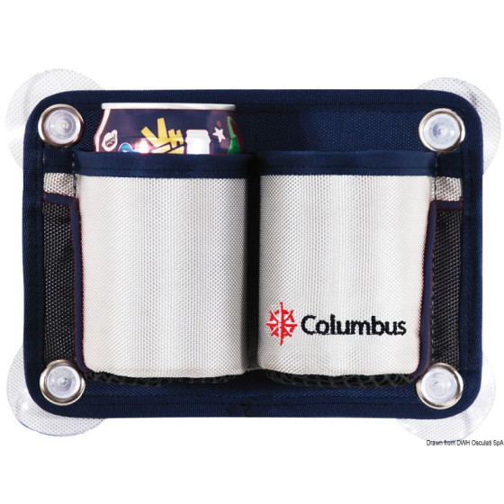 Poche porte-verres/porte-canettes bi-place COLUMBUS Variante ou Accessoires Réduit:bi-place Columbus *23.202.04*