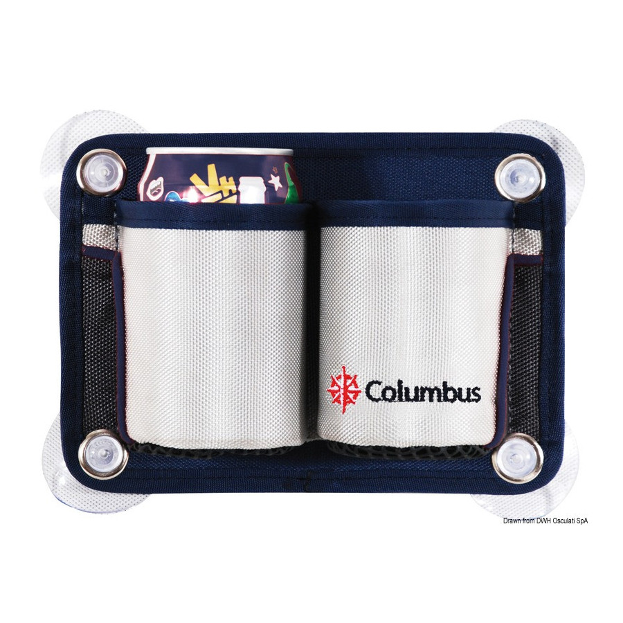 Poche porte-verres/porte-canettes bi-place COLUMBUS Variante ou Accessoires Réduit:bi-place Columbus *23.202.04*