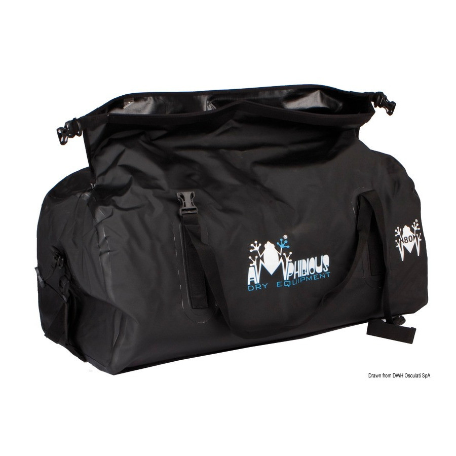 Sac étanche transformable en sac à dos AMPHIBIOUS "Cargo" Variante ou Accessoires Réduit:AMPHIBIOUS Cargo noir 100 l *23.523.01*