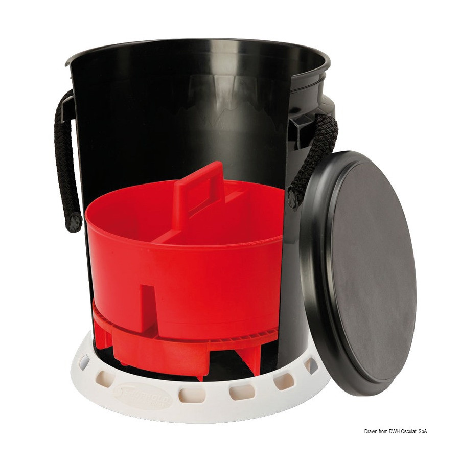 Seau + base + accessoires SHURHOLD 