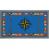 Paillasson rectangulaire antidérapant Format 40x68 cm