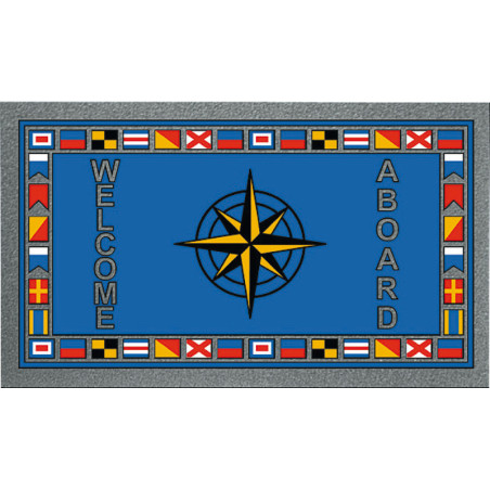 Paillasson rectangulaire antidérapant Format 50x80 cm
