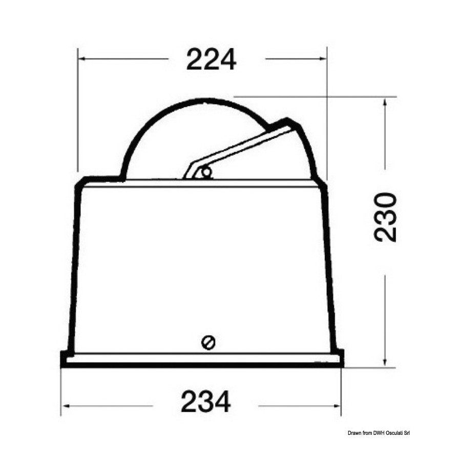 Compas avec habitacle RIVIERA 6'' 