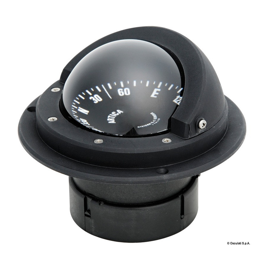 Compas RIVIERA Artica 2" 3/4 Variante ou Accessoires Réduit:Vega BA1 avec rose noir *25.005.01*