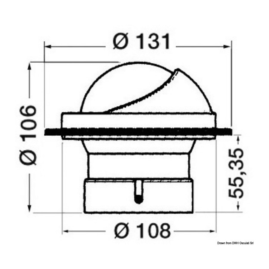 Compas RIVIERA Artica 2" 3/4 