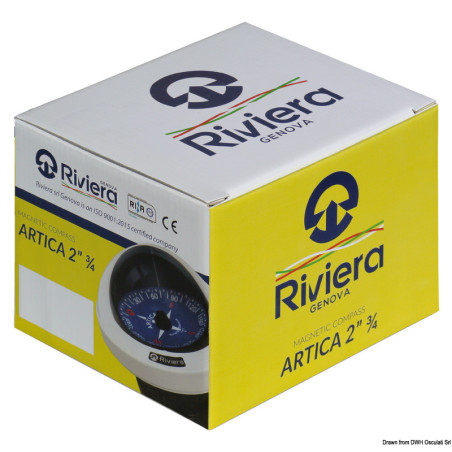 Compas à encastrement de 2” 3/4 RIVIERA Artica Slim