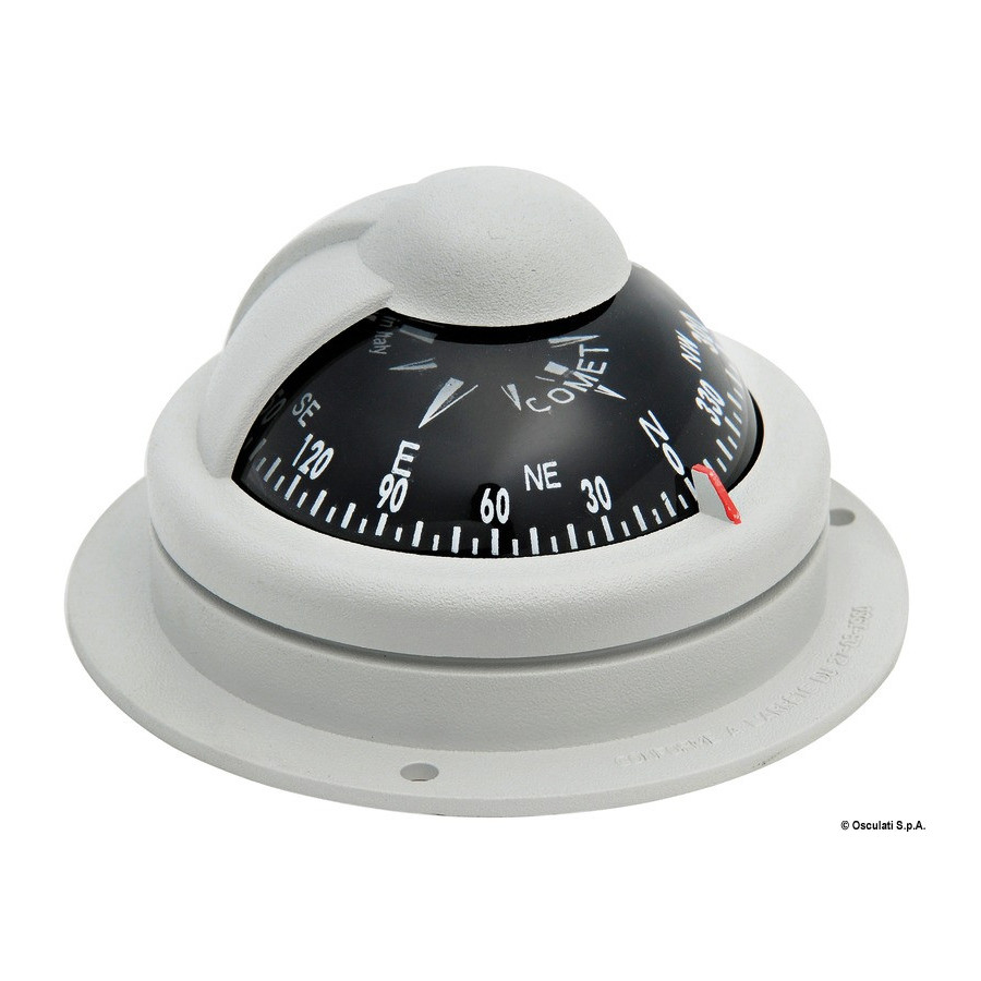 Compas RIVIERA Comet 2'' Variante ou Accessoires Réduit:Comet 2" fixation sur plan gris *25.006.01*
