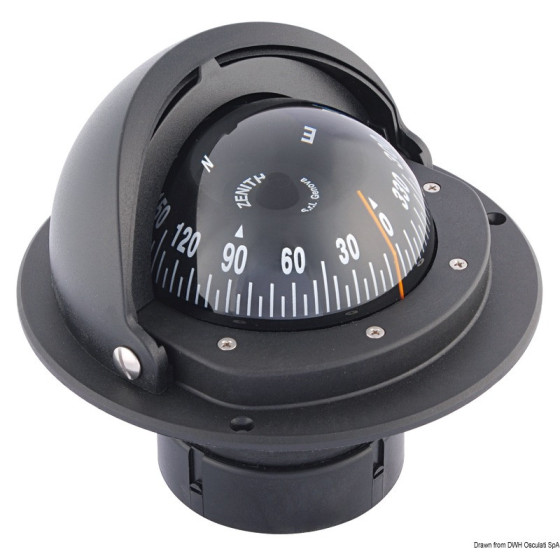 Modèle à encastrer et dôme de protection télescopique pour envelopper RIVIERA Zenit 3" Variante ou Accessoires Réduit:RIVIERA AV