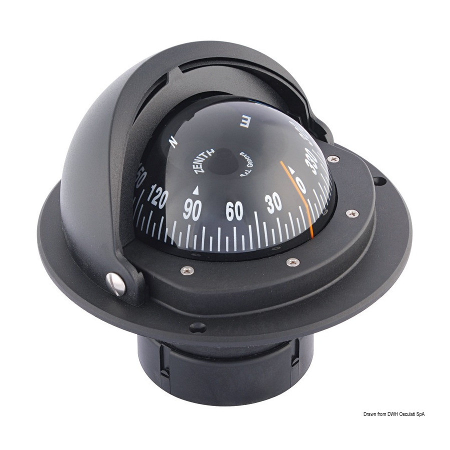 Modèle à encastrer et dôme de protection télescopique pour envelopper RIVIERA Zenit 3" Variante ou Accessoires Réduit:RIVIERA AV