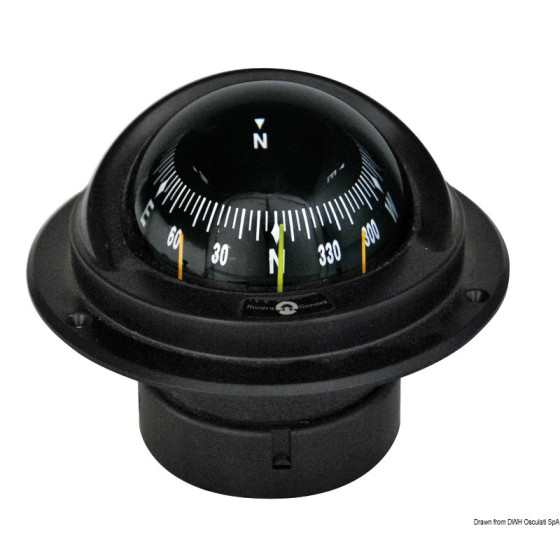 Compas compacte série ARTICA haute vitesse 3" Variante ou Accessoires Réduit:IDRA à encastrer rose noire front. *25.014.90*