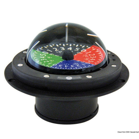 Compas tactique de régate RIVIERA 3" Variante ou Accessoires Réduit:de régate RIVIERA 3" noir *25.030.50*