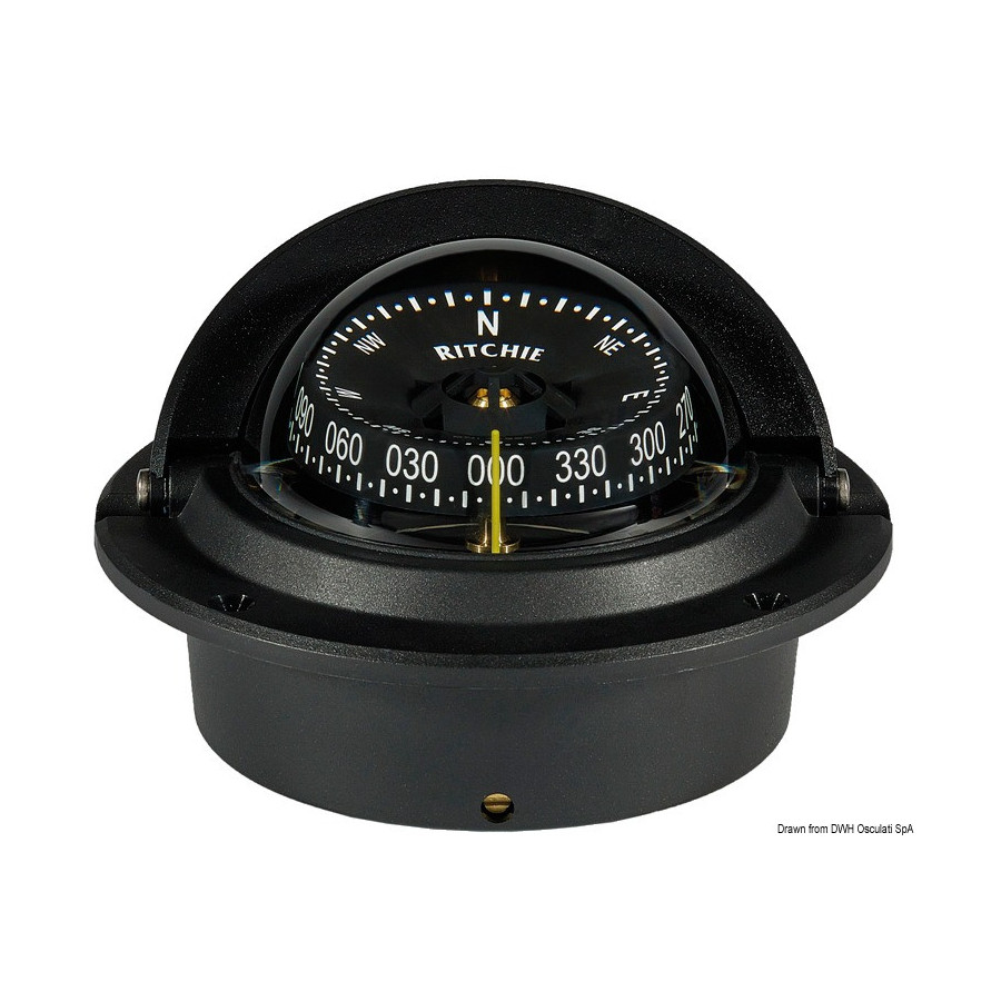 Compas RITCHIE Wheelmark 3" (76 mm) Variante ou Accessoires Réduit:RITCHIE Wheelmark 3" noir/noir *25.082.31*
