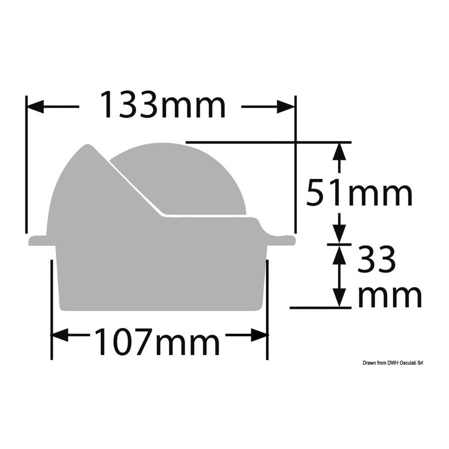 Compas RITCHIE Wheelmark 3" (76 mm) Variante ou Accessoires Réduit:RITCHIE Wheelmark 3" noir/noir *25.082.31*