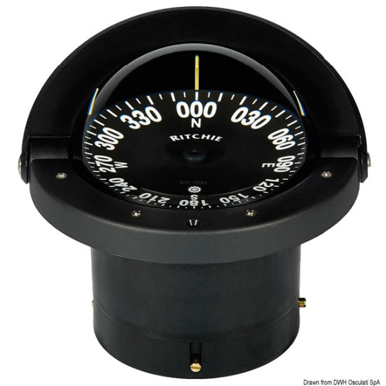 Compas RITCHIE Wheelmark 4" 1/2 (114 mm) Variante ou Accessoires Réduit:RITCHIE Wheelmark 4"1/2 noir/noir *25.084.41*