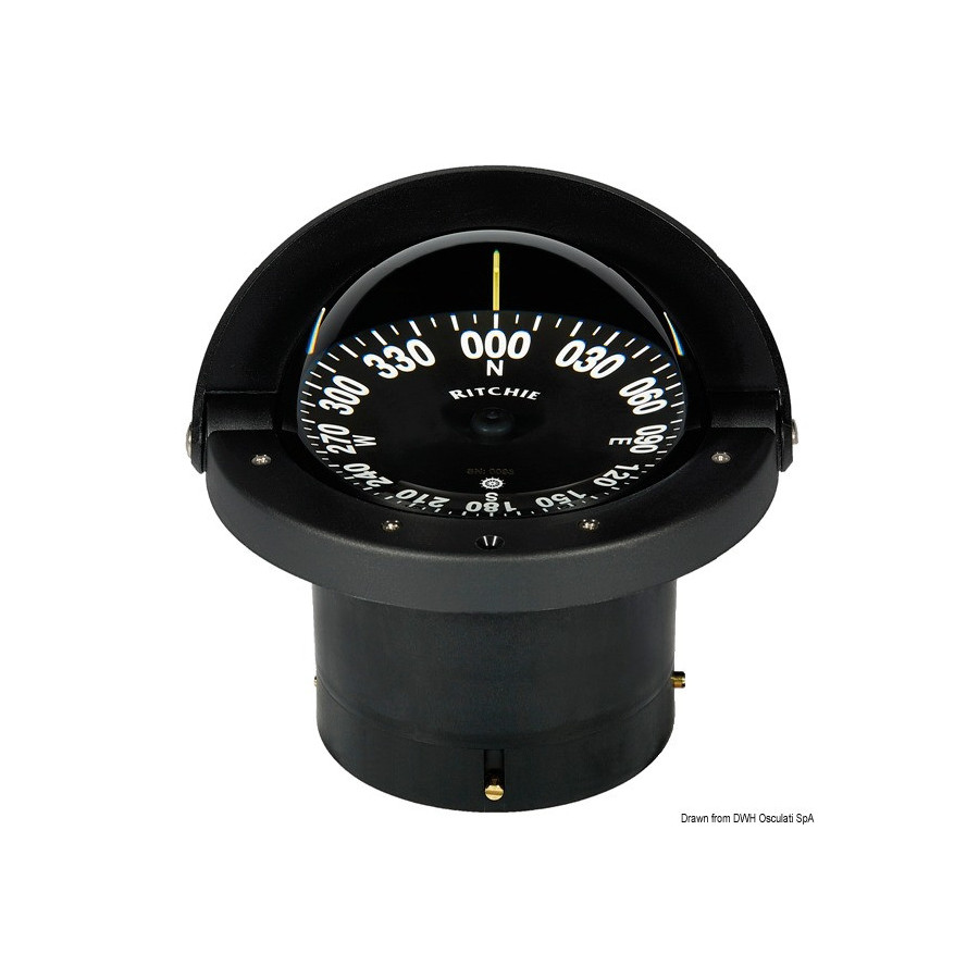 Compas RITCHIE Wheelmark 4" 1/2 (114 mm) Variante ou Accessoires Réduit:RITCHIE Wheelmark 4"1/2 noir/noir *25.084.41*