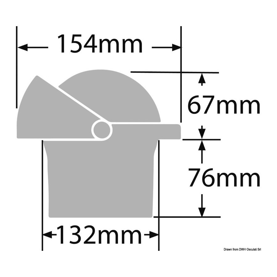 Compas RITCHIE Wheelmark 4" 1/2 (114 mm) Variante ou Accessoires Réduit:RITCHIE Wheelmark 4"1/2 noir/noir *25.084.41*
