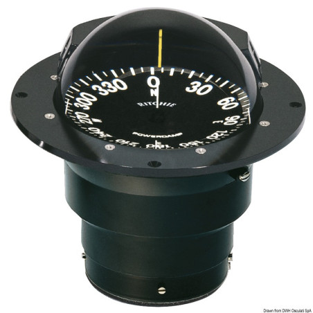 Compas RITCHIE Globemaster 5" (127 mm) avec compensateurs et éclairage
