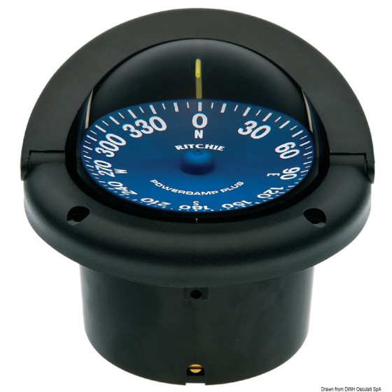 Compas RITCHIE Supersport Variante ou Accessoires Réduit:Supersport 3"3/4 noir/bleu *25.087.01*
