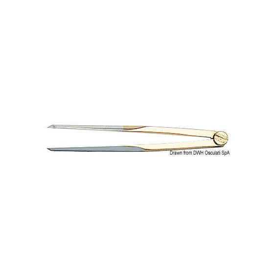 Compas Nautique Variante ou Accessoires Réduit:en laiton poli miroir court 145 mm *26.141.60*