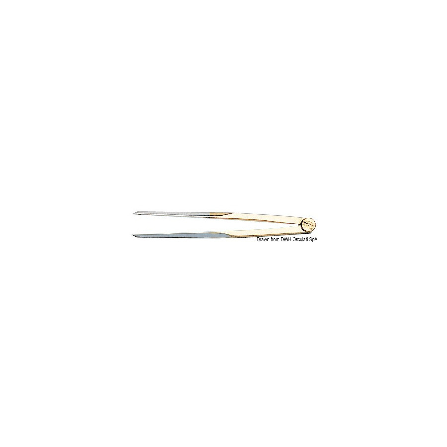 Compas Nautique Variante ou Accessoires Réduit:en laiton poli miroir court 145 mm *26.141.60*