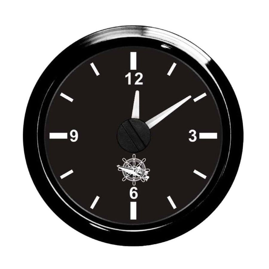 Horloge au quartz Variante ou Accessoires Réduit:quartz noir/noir *27.320.27*