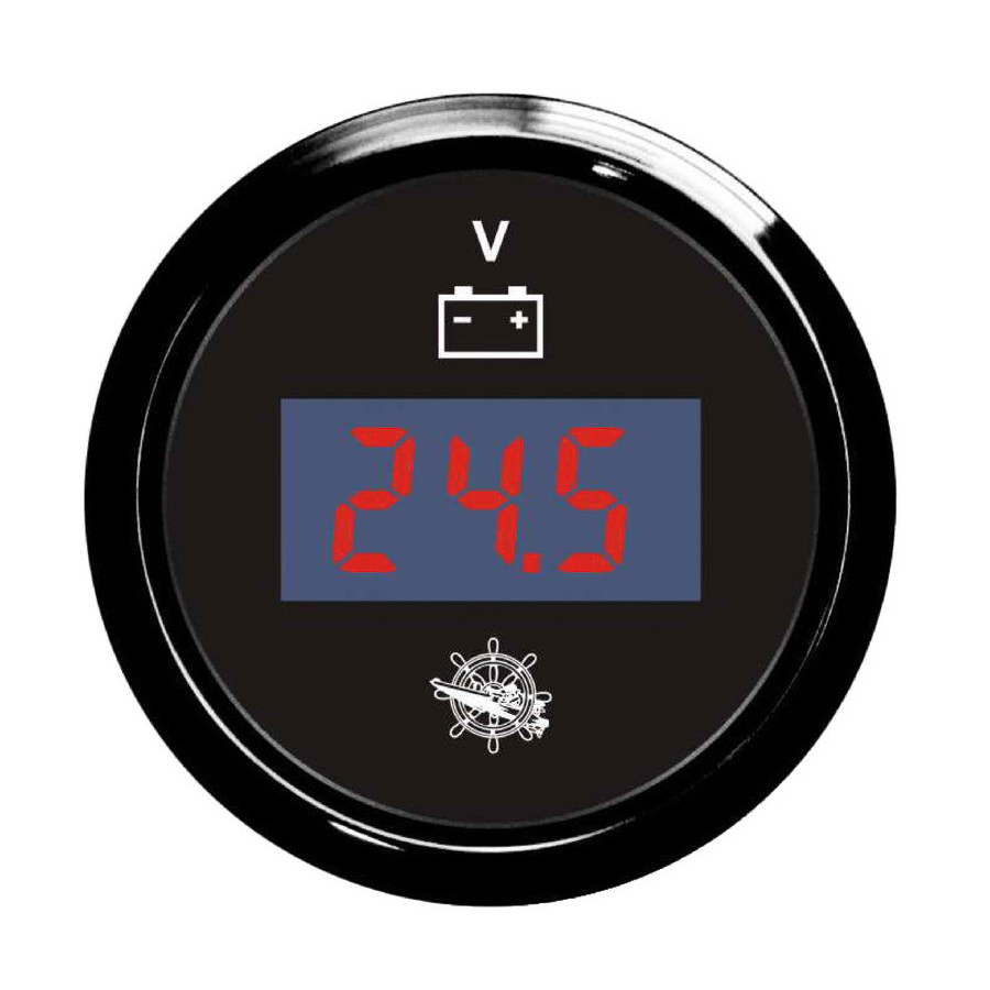 Voltmètre numérique Variante ou Accessoires Réduit:8/32 V noir/noir *27.320.40*