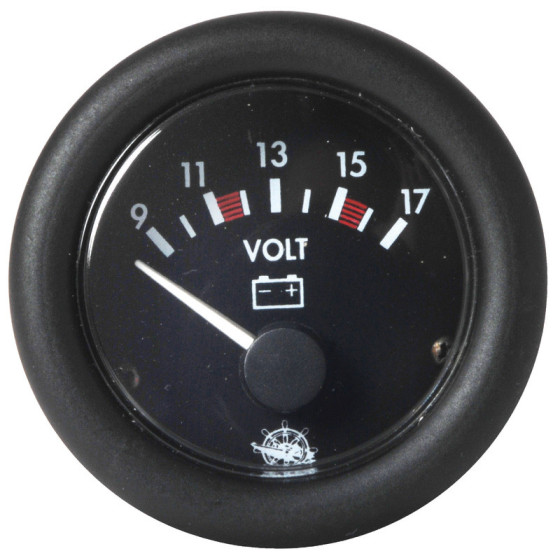 Voltmètre GUARDIAN Variante ou Accessoires Réduit:noir 10-16 V *27.433.01*